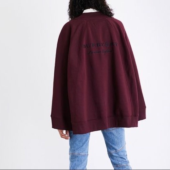 Burberry Jackets & Blazers - Authentic BURBERRY Vizela Embroidered Jersey Cape